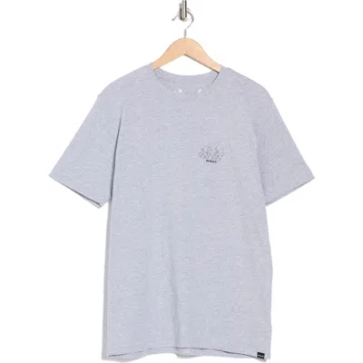 Hurley Everyday Thruster Cotton Graphic T-shirt In Dark Grey Heather