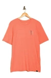 Hurley Everyday Washed Linear Strike Graphic T-shirt In Orange