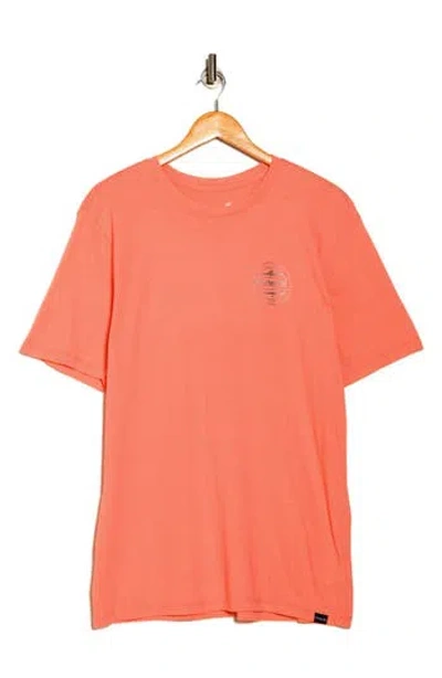 Hurley Everyday Washed Linear Strike Graphic T-shirt In Orange