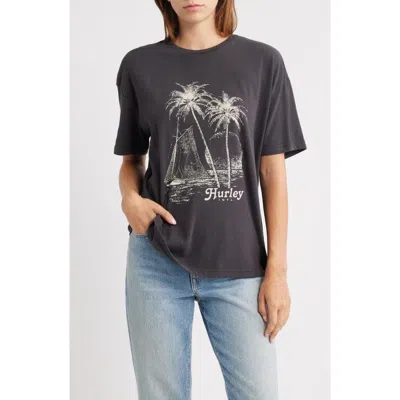 Hurley Fair Winds Relaxed Fit Graphic T-shirt In Brown