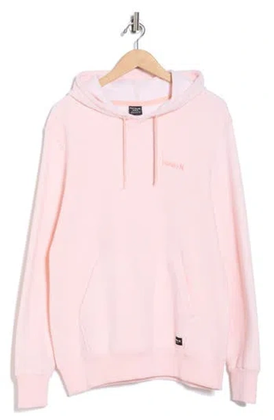 Hurley Fleece Hoodie In Pink