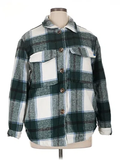 Pre-owned Hurley Fleece Jacket In Blue