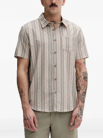 Hurley Floral-print Shirt In Neutral