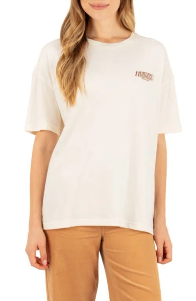 Hurley Free Valley Graphic Boyfriend T-shirt In Neutral