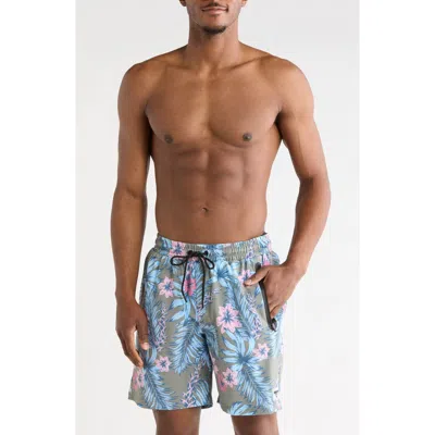 Hurley Futura Volley Swim Shorts In Blue