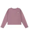 Hurley Girls 7-16 Embroidered Long Sleeve T-shirt In Pink