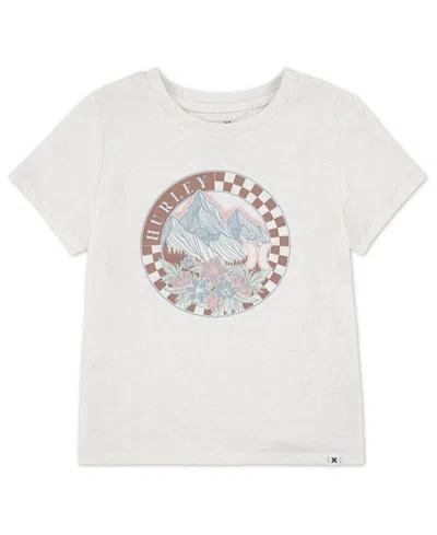 Hurley Kids' Girls 7-16 Floral Short Sleeve T-shirt In White