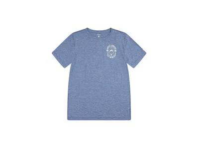 Hurley Graphic Upf Short Sleeve T-shirt (little Kid) Boy's T Shirt Shoreline Heather : 4 Little Kid, Elasta In Blue