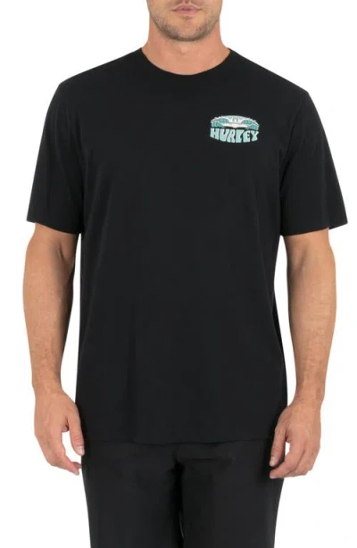 Hurley Grateful Sun Graphic T-shirt In Black