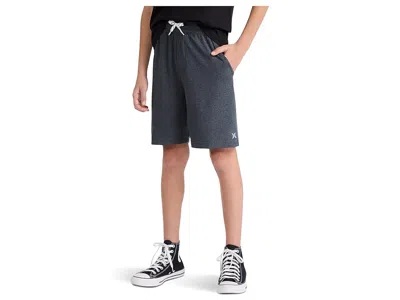 Hurley H20-dri Sunset Knit Shorts (big Kid) Boy's Clothing Black Heather : Lg (12 Big Kid), Elastane/polyes