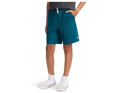 Hurley H20-dri Sunset Knit Shorts (big Kid) Boy's Clothing Deepwaters Heather : Xl (14/16 Big Kid), Elastan In Blue