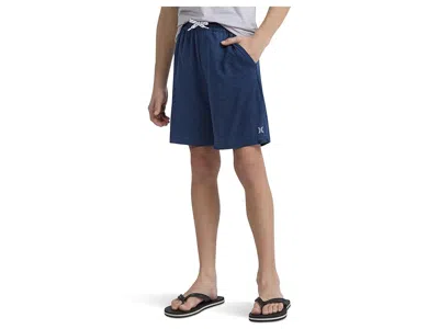Hurley H20-dri Sunset Knit Shorts (big Kid) Boy's Clothing Midnight Blue Heather : Sm (7/8 Little Kid/big K