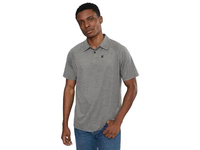 Hurley H2o Dri Outback Polo Short Sleeve In Gray
