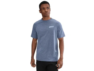 Hurley H2o Dri Outback Short Sleeve Top In Blue