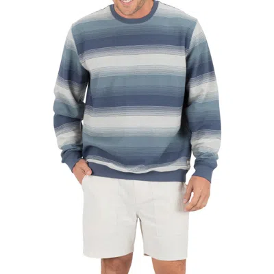 Hurley Hacienda Stripe Sweatshirt In Blue