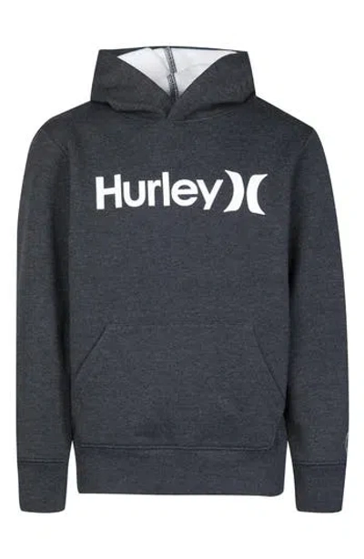 Hurley Kids'  Heat Fleece Logo Hoodie In Blue