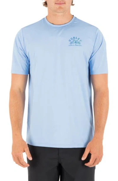 Hurley Hybrid Graphic T-shirt In Blue