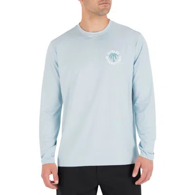 Hurley Hybrid Long Sleeve Graphic T-shirt In Blue