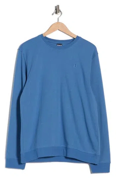 Hurley Icon Crewneck Sweatshirt In Blue