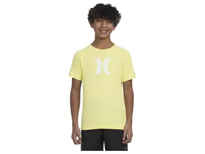 Hurley Icon Upf 50+ Rashguard Shirt (big Kid) Boy's Workout Heavenly Yellow : Xl (18/20 Big Kid), Elastane/
