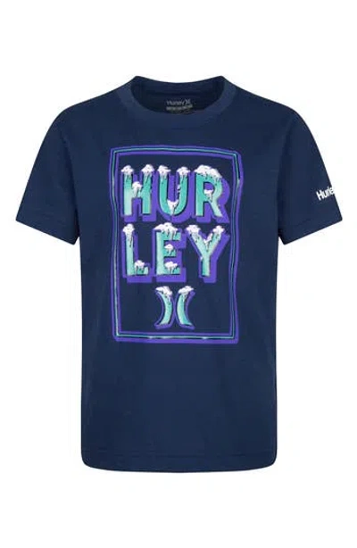 Hurley Kids'  Icy Stack Graphic Tee