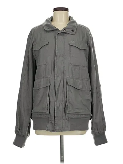 Pre-owned Hurley Jacket In Gray