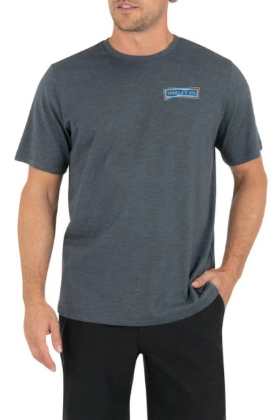 Hurley Journey Slub Graphic T-shirt In Blue