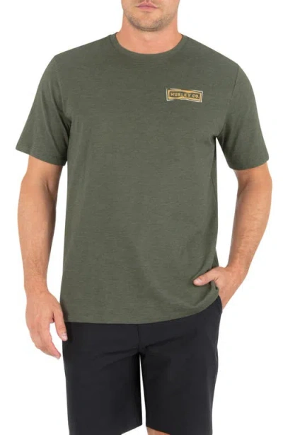 Hurley Journey Slub Graphic T-shirt In Green