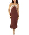 Hurley Juniors' Knit Midi Dress Cover-up In Cinnamon
