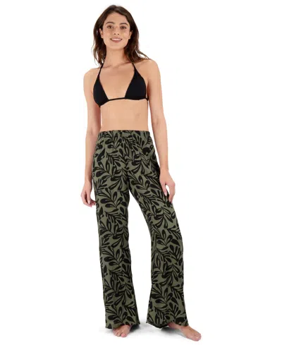 Hurley Juniors' Marina Pull-on Cover-up Pants In Green