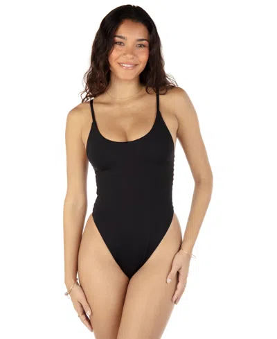 Hurley Juniors' Solid Cutout One-piece Swimsuit In Multi