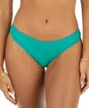 Hurley Juniors' Wave Srunch Moderate Bikini Bottoms In Teal