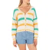 Hurley Key West Cardigan In Multi