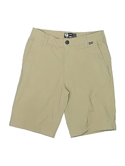 Pre-owned Hurley Khaki Shorts In Brown