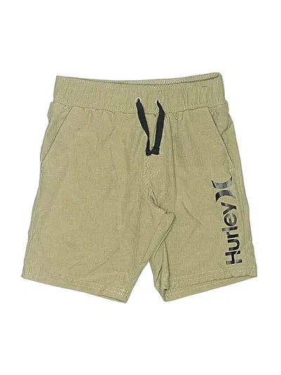 Pre-owned Hurley Kids'  Khaki Shorts In Green