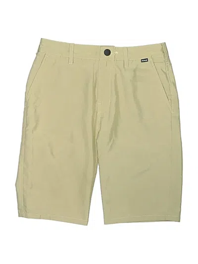 Pre-owned Hurley Khaki Shorts In Tan