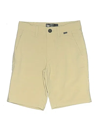 Pre-owned Hurley Kids'  Khaki Shorts In Yellow