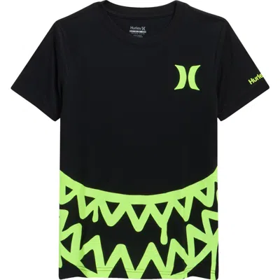 Hurley Kids' Bait Twist Graphic T-shirt In Black