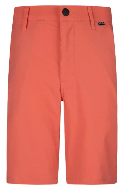 Hurley Kids' Dri-fit Chino Short In Red Reef -