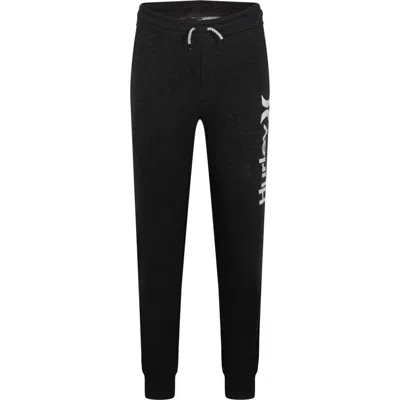 Hurley Kids' Fleece Joggers In Black