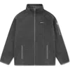 Hurley Kids' Heathered Full Zip Fleece Jacket In Black