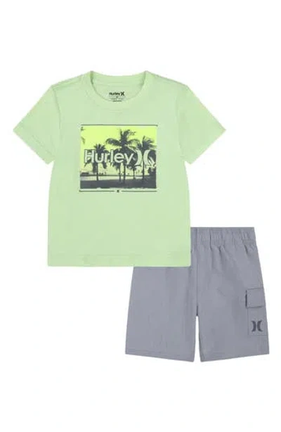 Hurley Kids' Open Mind Ii Graphic T-shirt & Shorts Set