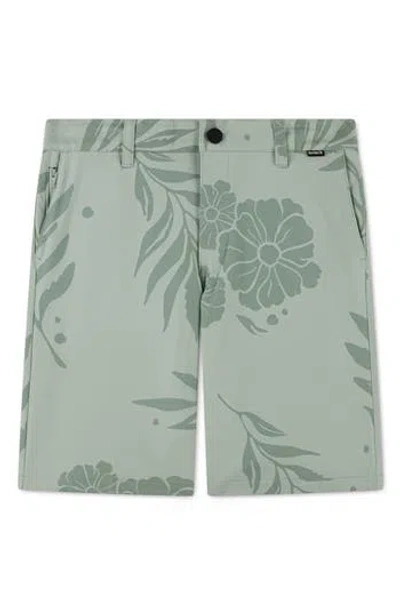 Hurley Kids' Stretch Back Walk Shorts In Gray