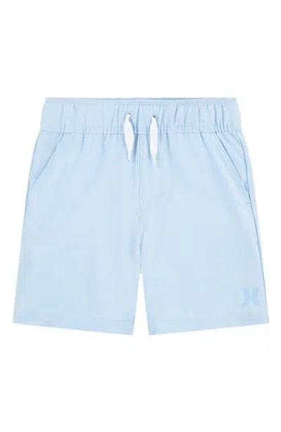 Hurley Kids' Stretch Heathered Hybrid Shorts In Blue