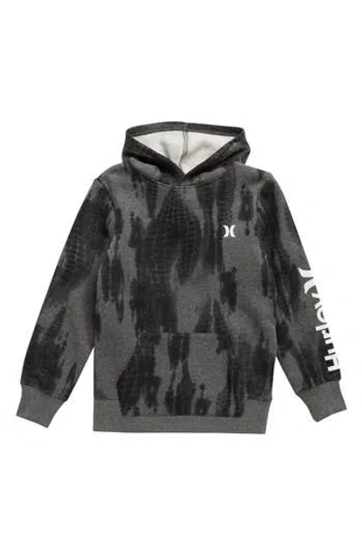 Hurley Kids' Tie Dye Hoodie In Gray