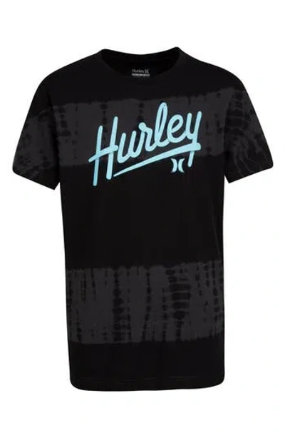 Hurley Kids' Tie Dye Script Cotton Graphic T-shirt