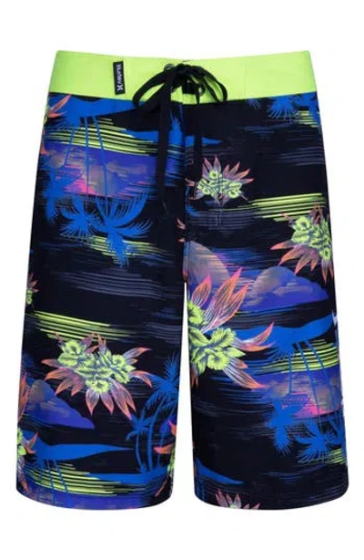 Hurley Kids' Velzy Board Shorts In Black