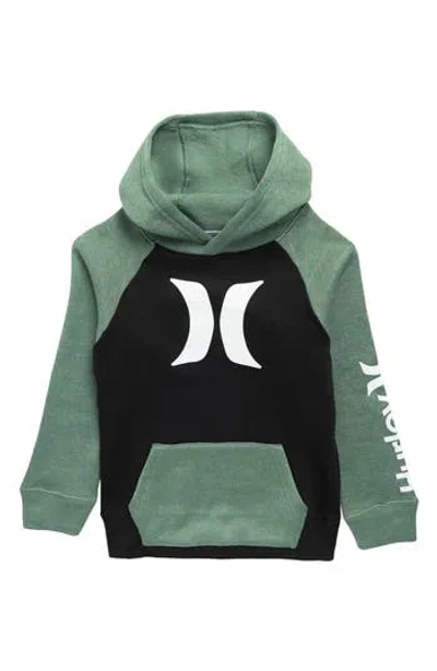 Hurley Kids' Winter Knit Icon Pullover Hoodie In Green