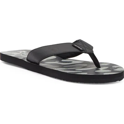 Hurley Layback Flip Flop In Black Combo