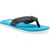 Hurley Layback Flip Flop In Blue/tan